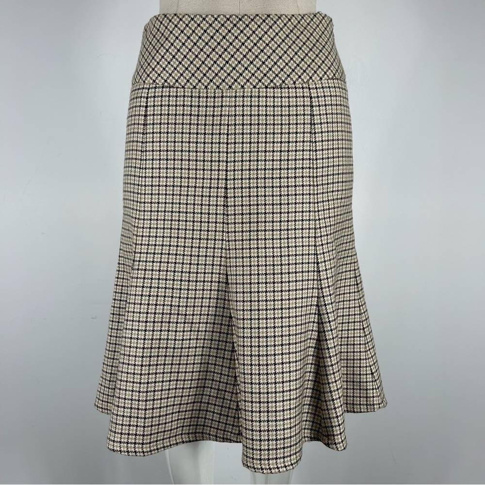 Mexx Black and Cream Checkered Skirt